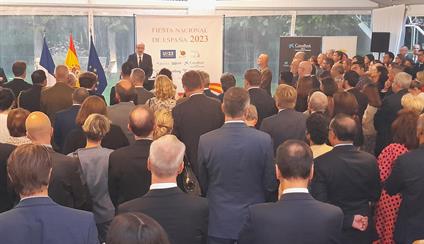 Celebración de la Fiesta Nacional de España en la Embajada de España en París